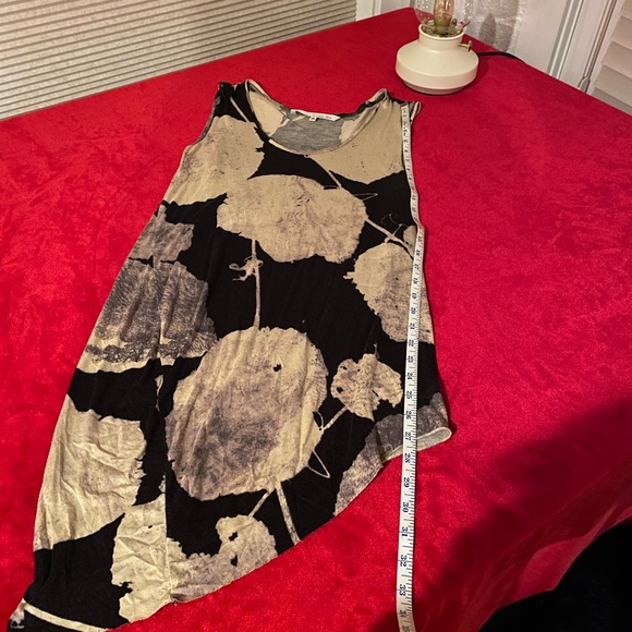 Rachel Roy Gingko Leaf Print Tank Top - Picture 7 of 11